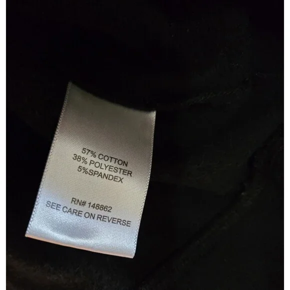 Super Soft Torrid SIze 0 Fleece Black Sweatshirt Sleeve Star Graphics - Picture 5 of 5